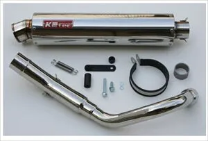 バイクパーツK2TEC K2テック ニトロチタンスリップオンマフラー 3Pタイプ HORNET250 MC31 mc31-3pti 4548916076376