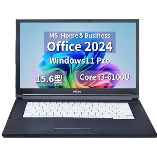 【MS Office H&B 2024】Win11 Pro /15.6型 ノートPC LIFEBOOK A576 / Core i3-6100Uwajunのwifi/Bluetooth/DVD/16GB /1TB SSD-260225b