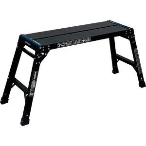 ■アルインコ 足場台 300×881mm 高さ0.55m 最大使用質量100kg〔品番:PXGV510BK〕【5356338:0】[店頭受取不可]