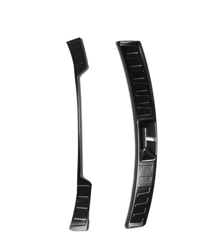 【Super Car Shop】For UX 2018 レクサスux アクセサリー レクサスに適用 2018年～ リアバンパーステップガード リアバンパープロテクター 車種専用設計 リアバンパー バックドアステップガード ラゲッジステップカバーセット(ブラ