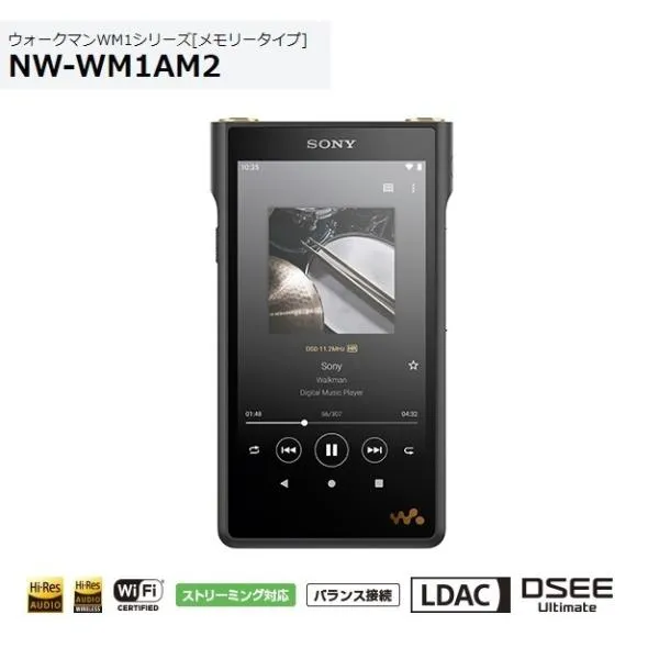 ソニー ウォークマン NW-WM1AM2 アルミ切削筐体 128GBモデル