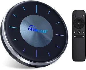 互換品Ottocast OttoAibox P3 オットキャスト CarPlay Android 12アタブター nano SIMカード/Micro SDカードスロット HDMI出力端子搭載 リモコン付き セット品技適取得済み品