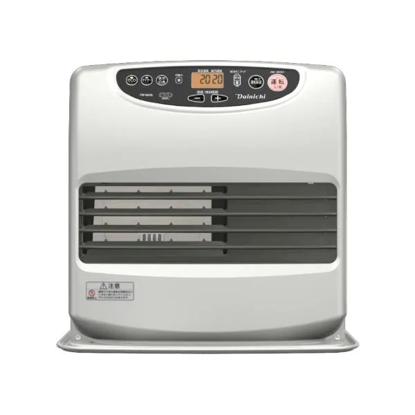 ●ダイニチ工業 暖房機器【FW-5625L(S)】ライトシルバー 石油ファンヒーター Lタイプ 9.0Lタンク 木造(戸建)15畳まで/コンクリート(集合)20畳まで〔FI〕