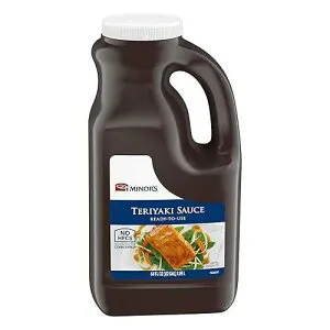 NESTLE PROFESSIONAL Minor's Teriyaki and Stir Fry Sauce, BBQ Sauce and Marinade, 4 lb (64oz) Bulk Bottle (Packaging May Vary) (Pack of 1)
