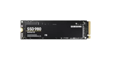 Samsung 980 1 TB PCIe 3.0 (up to 3.500 MB/s) NVMe M.2 Internal Solid State Drive (SSD) (MZ-V8V1T0BW)