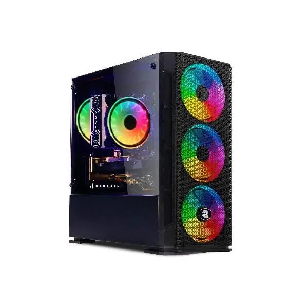 AQVIN Gaming Computer PC Desktop - Intel Core i7 Processor Up to 3.9Ghz, GeForce RTX 2060 6GB GDDR6, 32GB RAM Memory 1TB SSD Storage, RGB Key_並行輸入