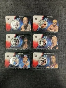 WWEレジェンドのカラー9グラムシルバーカード。限定発行枚数49999枚。