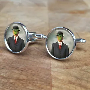 【送料無料】メンズアクセサリ? ルネマグリット20mmカフスリンクカフスリンクson of man rene magritte artist 20mm cufflinks cuff links