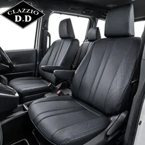 シートカバー ヴィッツ ガソリン SCP90/NCP91 トヨタ クラッツィオ D.D 2列シート車全席セット ブラック Clazzio ET-0123