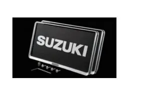 スズキ ワゴンRスマイル【MX81S MX91S】 ナンバープレートリム＆ナンバープレートロックボルトセット[9911D-63R10]