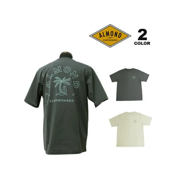 アーモンド サーフボード Tシャツ ALMOND SURFBOARDS PARADISE UTILITY S/S T-SHIRTS TEE 半袖 ユーティリティ 水陸両用 UV加工 全2色 M-L メンズ(公式）