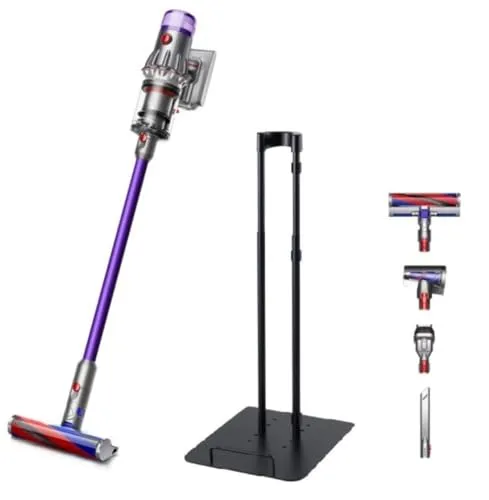 Dyson(ダイソン) 掃除機 コードレス Dyson V12 Origin スティック ハンディクリーナー サイクロン (SV49 OR) + ベルカ(Belca) 立て掛けタイプ 掃除機スタンド コードホルダー付き