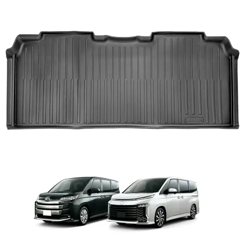 TELLIKA ヴォクシー ノア 90系 フロアマット セカンドラグマット NOAH VOXY 90系 フロアマット 3D 7人乗り/8人乗り用 2列目レール隠し 立体構造 セカンド シート TPE 水洗い可能 防水 耐汚れ カスタムパーツ 車種専用設計