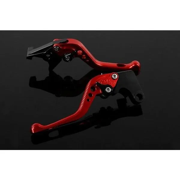 ZX-6R '00～'04 ショートアジャストレバーセット 3D レバー：レッド SSK SPEEDRA（スピードラ）