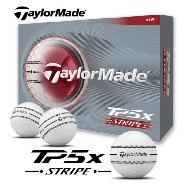 【即納可能】テーラーメイド 2026 TP5x ストライプ ゴルフボール 1ダース(12球) TP5x STRIPE TaylorMade 日本正規品