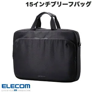 ELECOM エレコム 15インチ ブリーフバッグ ZEROSHOCK ポリエステル ブラック # ZSB-BC01P15BK エレコム (ノートPCスリーブケース)