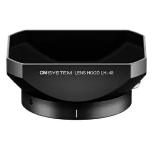 【OM SYSTEMブランド】メタルレンズフード LH-48 ブラック （4545350054687）[M.ZUIKO DIGITAL ED 12mm F2専用]OLYMPUS/オリンパス[02P05Nov16]【コンビニ受取対応商品】