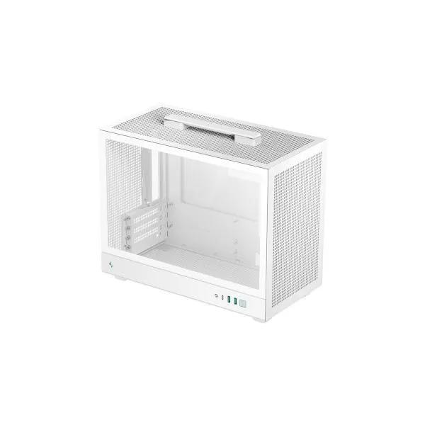 Deepcool R-CH160-WHNGM0-G CH160 PLUS WH/ MicroATXケース/ ホワイト/ 持ち運び用キャリーハンドル装備/ 高エア…