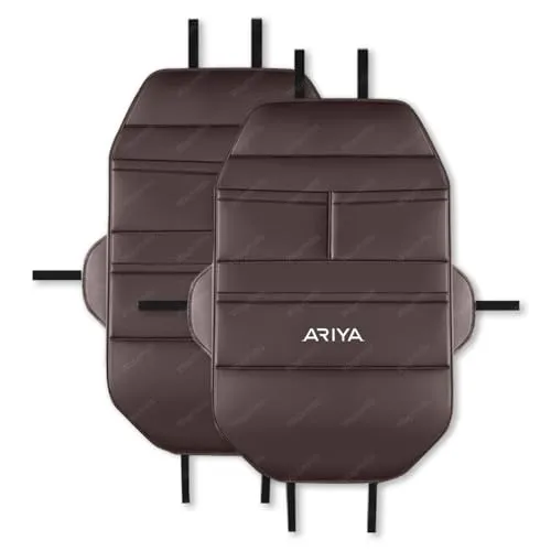 アリア 車載シートバックオーガナイザー 大容量収納 キックガードで汚れ防止 アリア(ARIYA) SNFE0 FE0 FE0系(2022年1月~) 車載 シートバック収納 ノーダメージ 差し込むだけ 3点固定 滑り止め スマホポケット サイド収納 インテリ