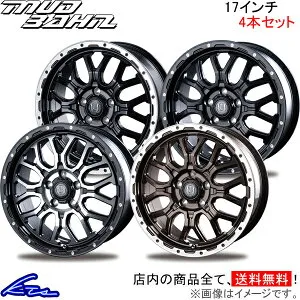 セレナ C27 アルミホイール インターミラノ マッドバーン XR-800M【17×7J 5-114 INSET48】INTER MILANO BEST ベスト MUD BAHN XR800M 17インチ 5穴 114.3 +48 インセット48 SERENA 車用ホイール 1本 4本セット 1台分 一