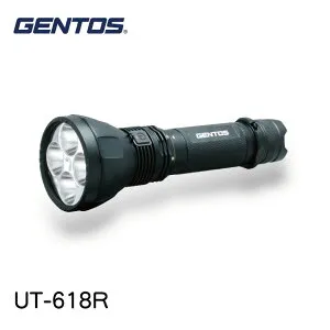 【エントリーで店内P5倍】GENTOS ジェントス 充電式高出力 LEDライト UT-618R | ULTIREX High Power LED Flashlight ライト 懐中電灯 防災グッズ AC充電式 リフレクタータイプ 長距離照射 13000ルーメン