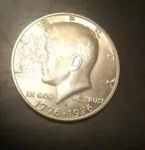 希少な 1776 ～ 1976 年 S ケネディ ハーフダラー (エラーあり)