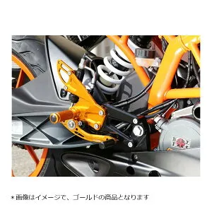 BABY FACE (ベビーフェイス) バックステップ RC390 RC125 8ポジション 正チェンジ ブラック 002-KT009BK