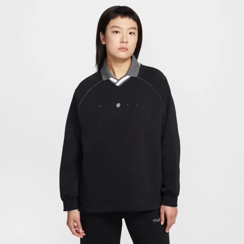 ナイキ レディース スウェット トレーナー ウィメンズ NSW PHNX フリース OS GX L/S ポロ T IF0257 043 スポーツウェア NIKE