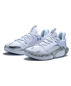 50%OFF！UNDER ARMOUR アンダーアーマー バスケットシューズ UA フロー フューチャーX3 VVS（バスケットボール/MEN） 3028020（100：White / Distant Gray）フューチャーシリーズ バッシュ バスケシューズ バ