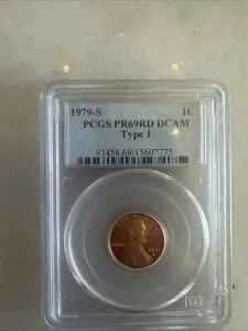 1979-S リンカーン記念セント タイプ 1 PR69 RD DCAM PCGS
