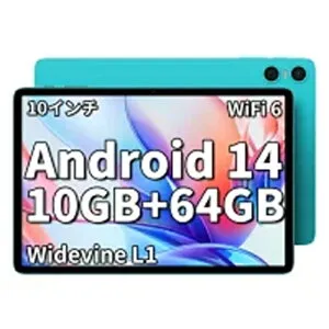 Android 14 タブレット 10インチ新登場 TECLAST P30 タブレット 10インチ Wi-Fi モデル、10GB+64GB+1TB TF拡張 WiFi 6モデル タブレット 2.4G/5G WiFi GMS+6000mAh+Type-C+1280*800 IPS画面+OTG+顔認識+無線投影、フルメタル