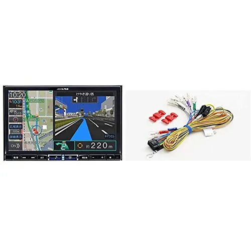 [汎用電源ケーブル付き]ALPINE(アルパイン) 大画面カーナビ BIG X 8型 X8NX2 (汎用電源ケーブルKCE-GPH16セット)