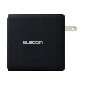 ELECOM ACDC-PD96140BK ノートPC向けACアダプター/USB PD対応/140W/USB-C×2/USB-A×1/スイングプラグ/ブラック