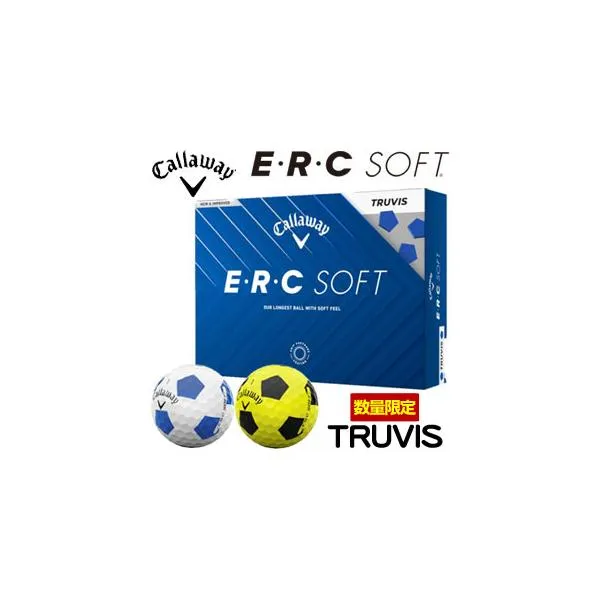キャロウェイ 2025 E・R・C SOFT TRUVIS ゴルフボール 1ダース [12球入り]