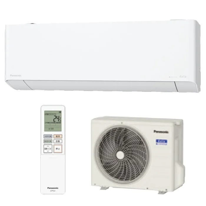 パナソニック CS-364DEX-W ルームエアコン エオリア EXシリーズ ナノイーX搭載 インバーター冷暖房除湿タイプ 主に12畳用 100V コンパクトモデルクーラー 冷房 暖房 2024年モデル クリスタルホワイト eolia nanoeX Panasonic (CS-363DEX-Wの後継品)