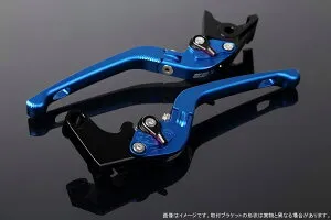 SPEEDRA スピードラ アルミビレットアジャストレバーセット 3D可倒式 FZS1000 FAZER YZF-R1 YZF-R6 YAMAHA ヤマハ ブレーキ・クラッチレバーセット ハンドル周辺パーツ ハンドル レバー本体カラー：マッ