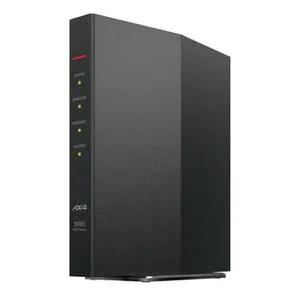 【25日は24時間限定クーポン配布】BUFFALO バッファロー無線LAN親機 WiFiルーター 11axWiFi6/Ipv6対応 ブラック WSR-3000AX4P/DBK(2586957)送料無料