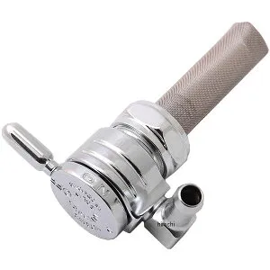 【メーカー在庫あり】 ゴランプロダクツ Golan Products フューエル ペットコック 22mm 後方 クローム 76-312B-CS HD店