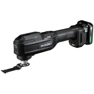 ■HiKOKI コードレスマルチツール 10.8Vセット品 ストロングブラック仕様〔品番:CV12DBLSB〕【6998432:0】[送料別途見積り][掲外取寄][店頭受取不可]