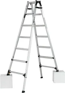 アルインコ 伸縮脚付はしご兼用脚立 PRW-210FX 【代引き不可】 【北海道・沖縄・離島配送不可】 ALINCO PRW210FX