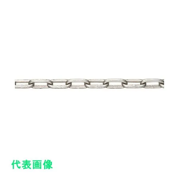 ■水本機械製作所 ＳＵＳ３０４ステンレスチェーン１０－Ｓ 長さ・リンク数指定カット １２．１～１３ｍ （品番:304-10-S-13C）