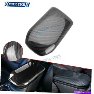 コンソールボックス カーボンファイバーABSセンターコンソールアームレストボックスパネルカバーキャップトヨタRAV4 19+ Carbon Fiber ABS Center Console Armrest Box Panel Cover Cap For Toyota RAV4 19+【並行輸