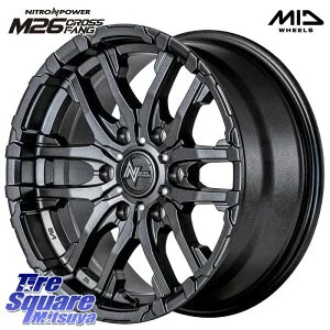 MANARAY NITRO POWER ナイトロパワー M26 CROSS FANG ホイール 15インチ 15 X 6.0J +45 6穴 139.7 ホイールのみ 4本価格 NV350キャラバン